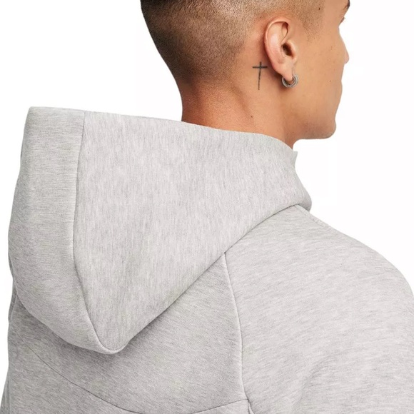 NIKE FLEECE ZIP UP HOODIE GREY - XL - Picture 4 of 8